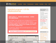 Tablet Screenshot of infocentrum.hu